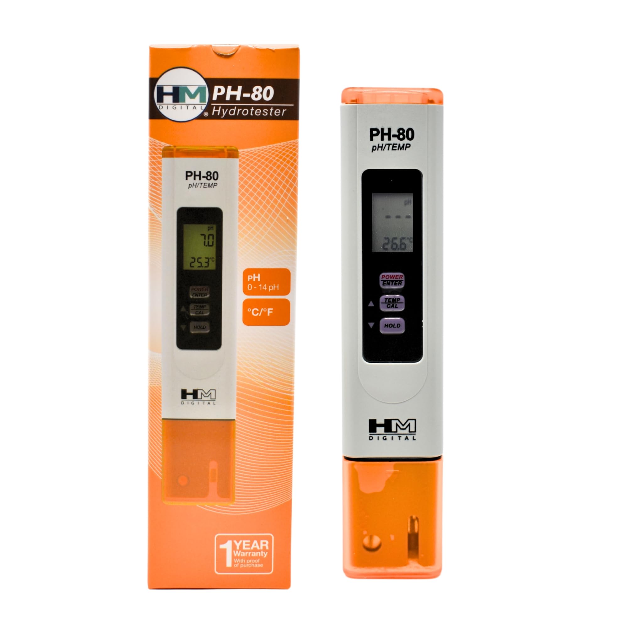 HM Digital PH-80 pH/Temperature Meter