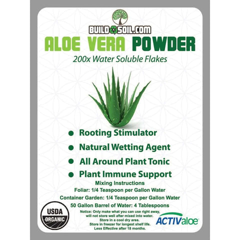 BAS 200x Aloe Vera PowderFlakes Certified Organic
