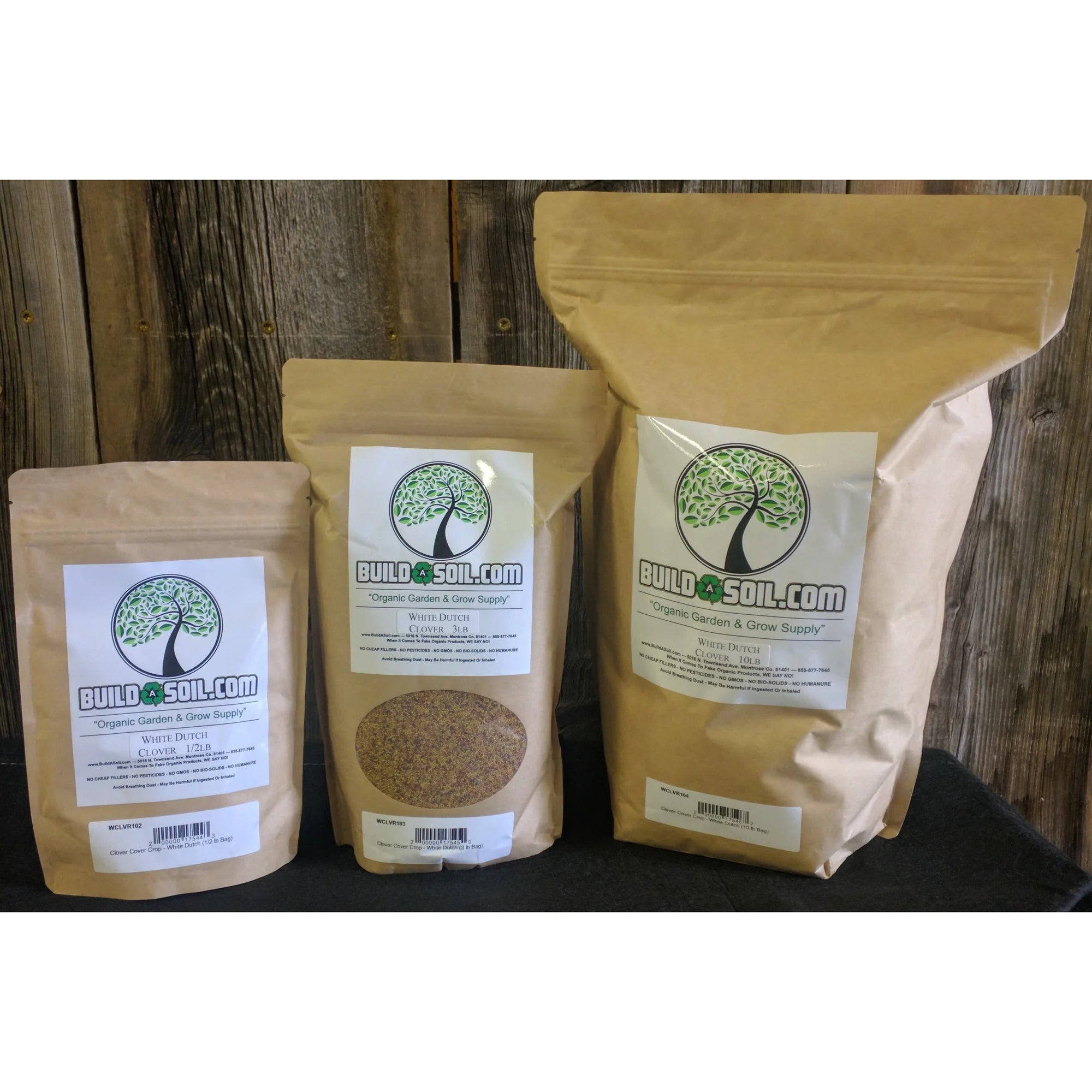 BAS White Dutch Clover Cover Crop 1/2 LB