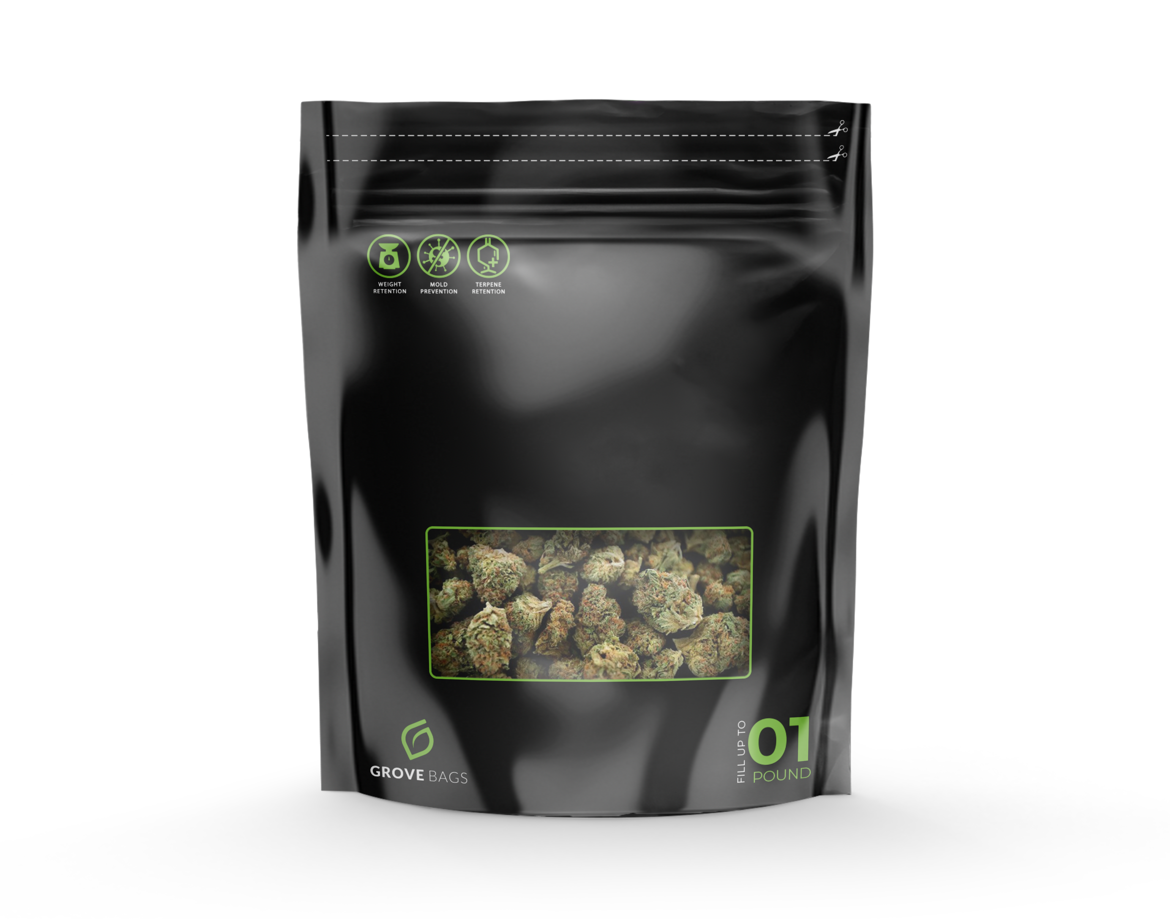 Grove Bags Terploc – 1 LB w/ window (single)