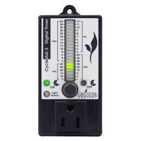 Grozone Control CY3 Digital Cyclestat with Day/Night Sensor & Bargraph Display