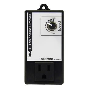 Grozone Control DIM1 Fan Speed Dimmer with Optional Kick Start