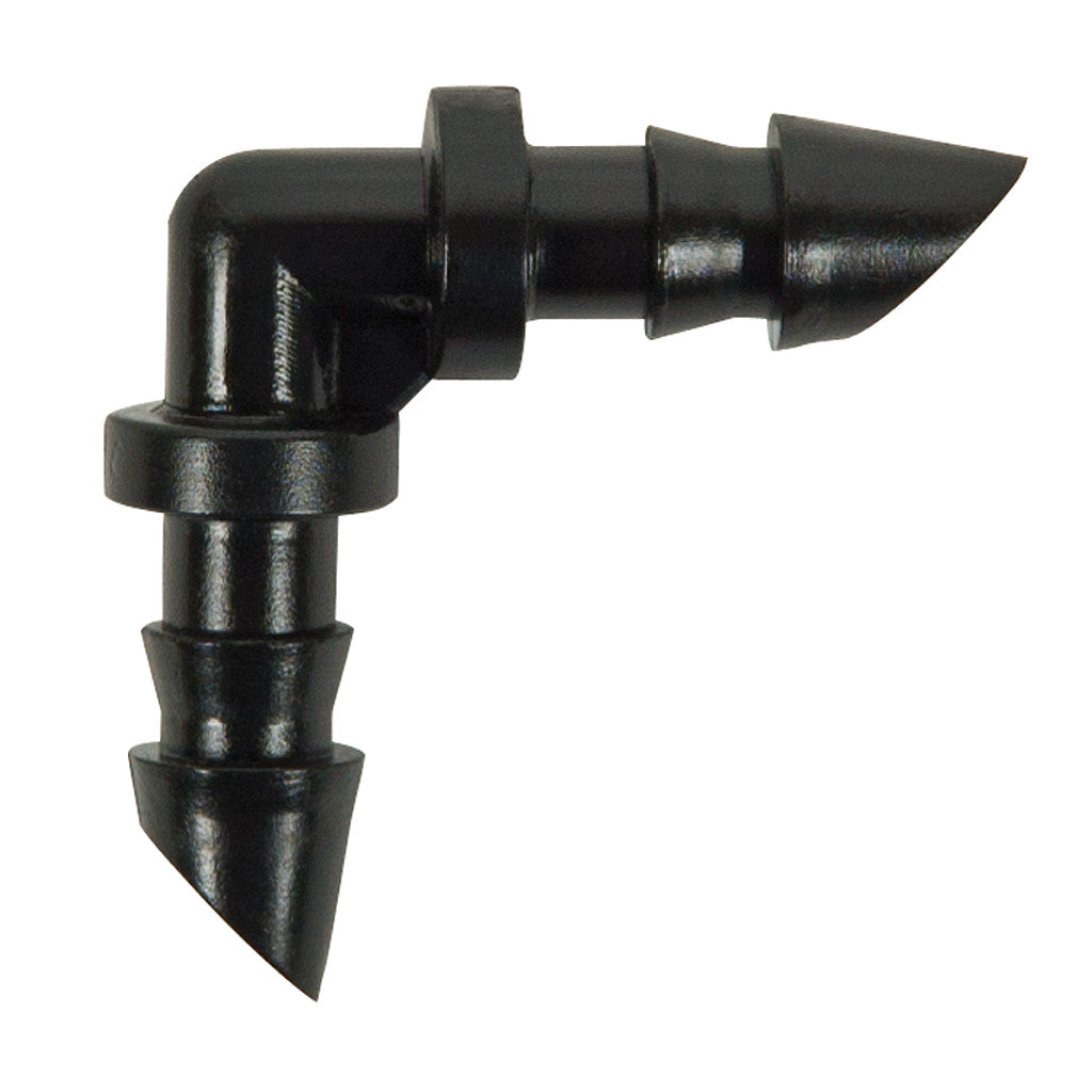 Raindrip Barbed Elbow, 1/4", 25 Pack