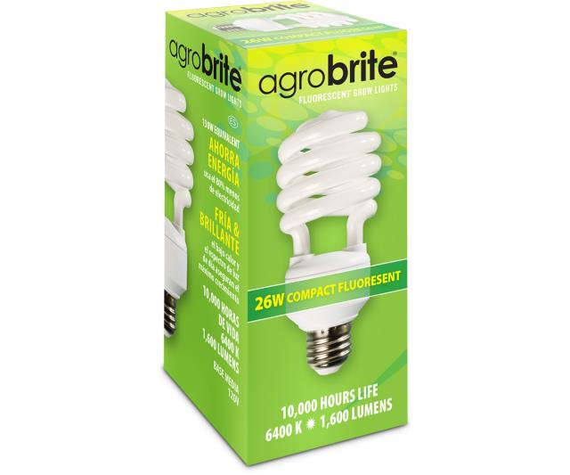 Agrobrite Compact Fluorescent Lamp, 32W (160W equivalent), 6400K