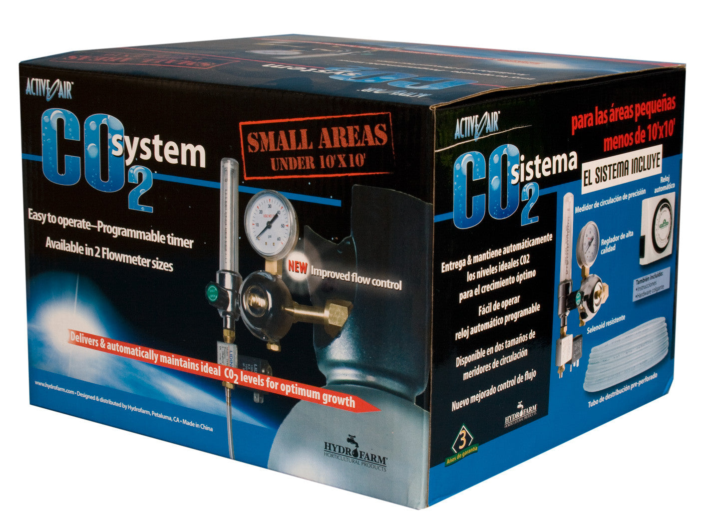 Active Air CO2 System with Timer, 0.2-2 cu ft per hour