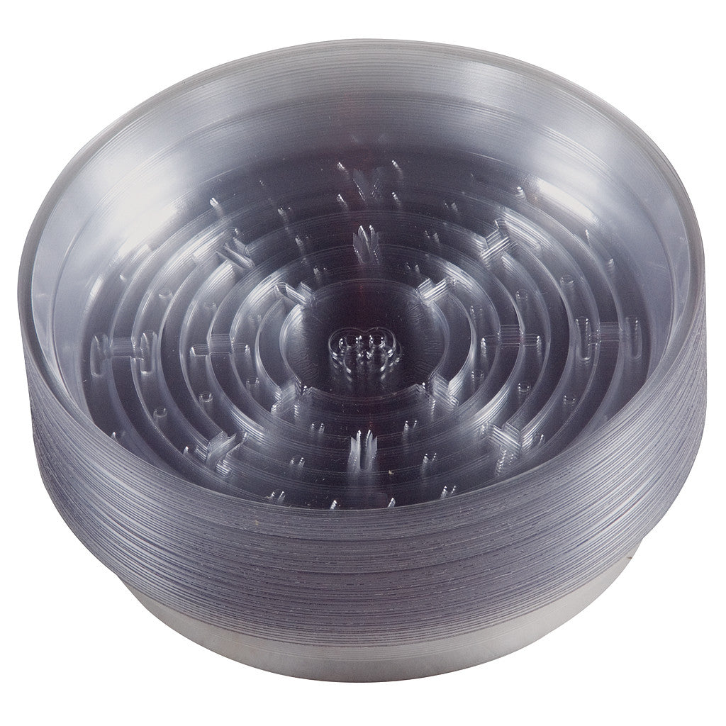 Clear Vinyl Saucer, 8"