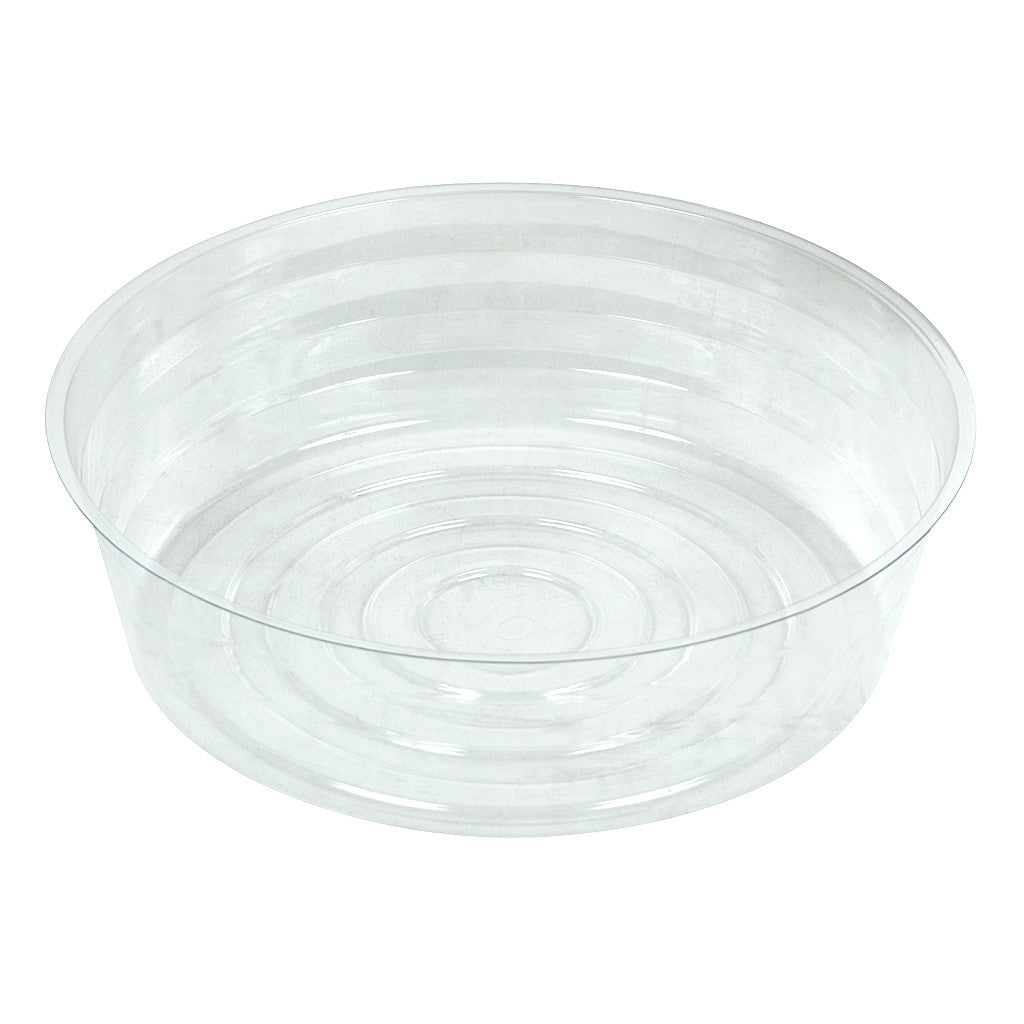 Clear Vinyl Saucer Deep, 10"