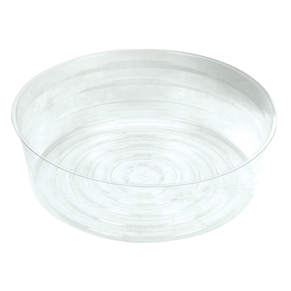 Clear Vinyl Saucer Deep, 12"