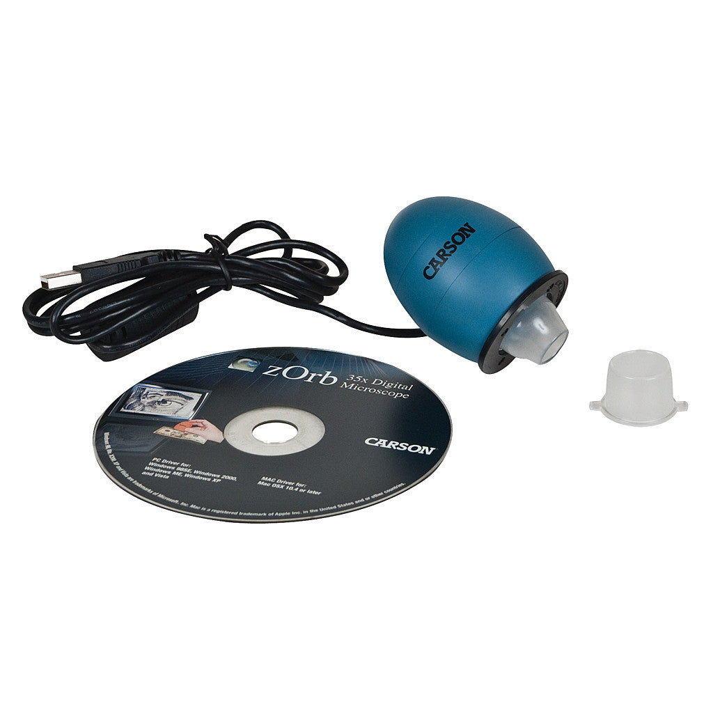 Carson zORB Digital Microscope, Blue