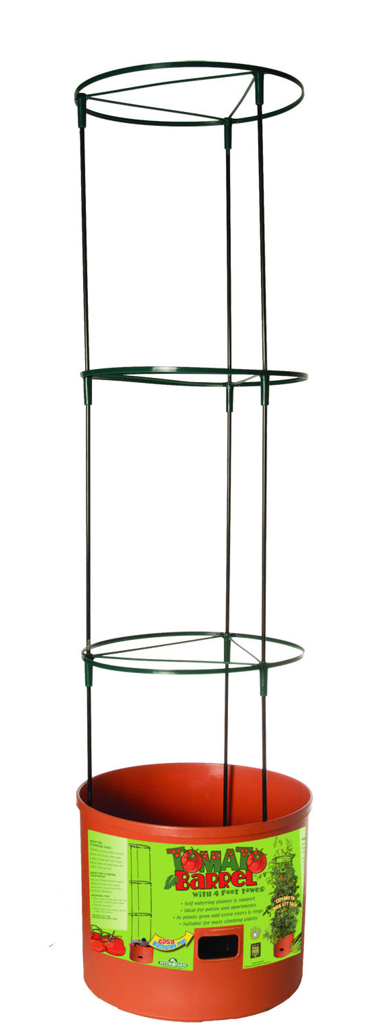 4' Tomato Tower Tomato Cage with 4 Support Rings
