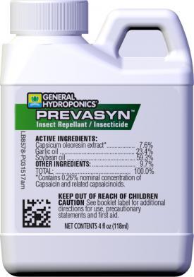 General Hydroponics® Prevasyn™ Insect Repellant/Insecticide