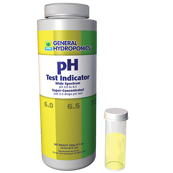 General Hydroponics pH Test Indicator, 8 oz