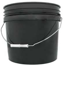 3 gal Black Bucket