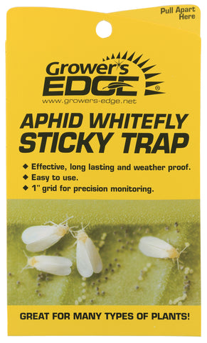 Grower's Edge Aphid Whitefly Sticky Trap 5/Pack (80/Cs)