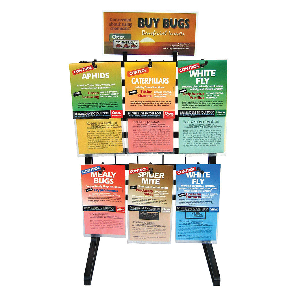 Orcon Counter Display, 6 J-Hooks