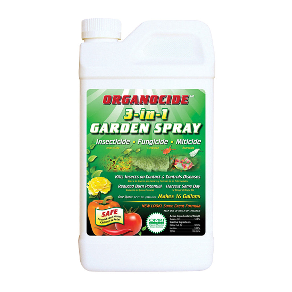 Organocide 3 in 1 Gargen Spray Concentrate, qt