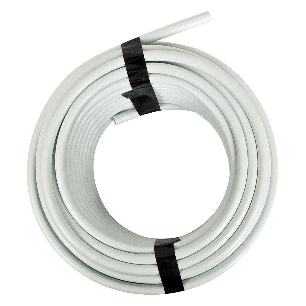 White Vinyl Tubing, 1/4", 50' Coil