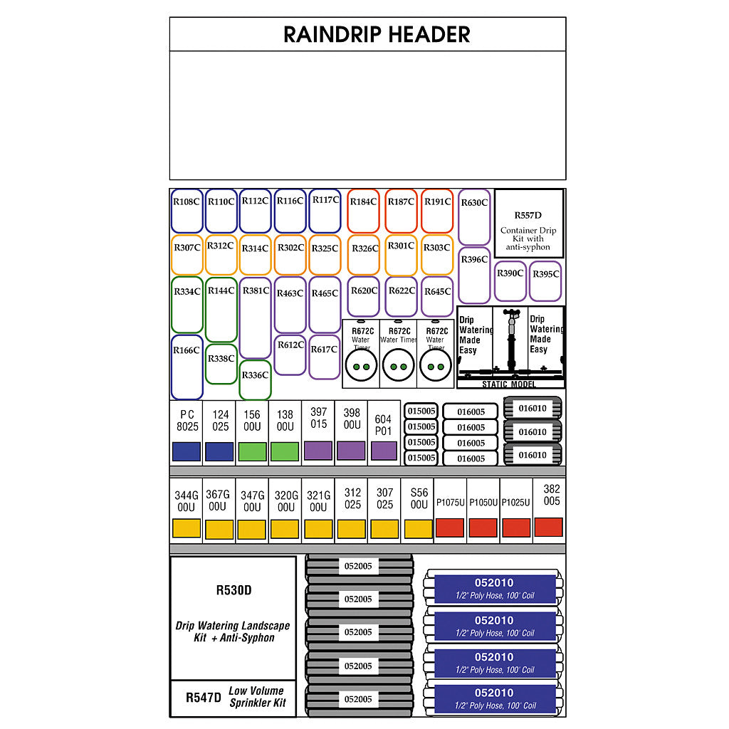 Raindrip Starter Center, 4'