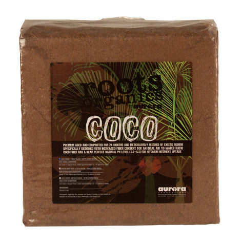 Roots Organics Coco Fiber, 12" x 12" Compressed Block ***