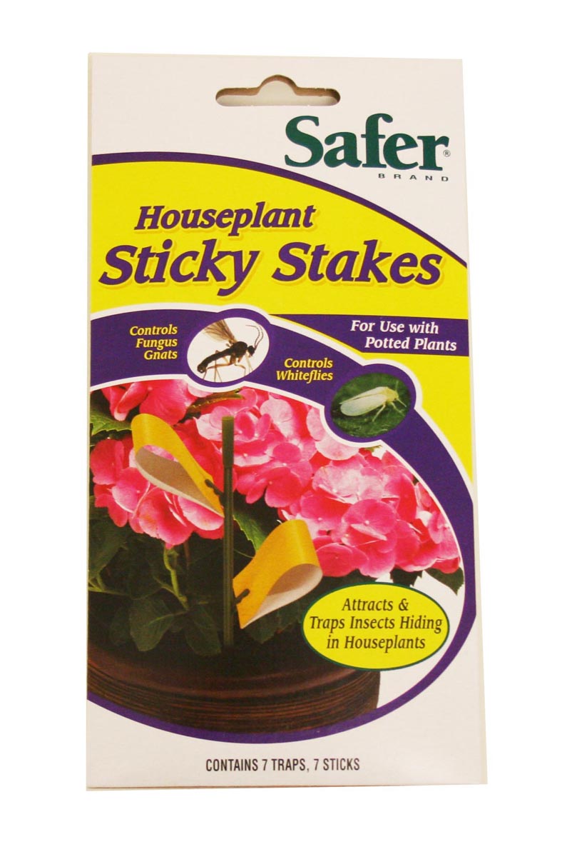 Safer Brand Sticky Houseplant Stakes, pack of 7