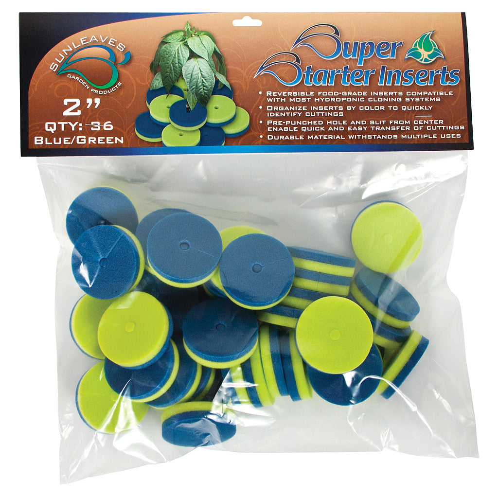 Super Starter Insert, 2", Blue/Green, 36 Pack