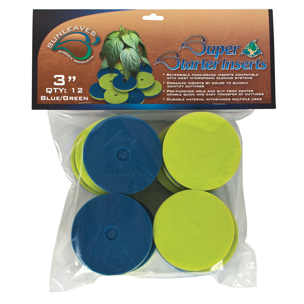 Super Starter Insert, 3", Blue/Green, 12 Pack