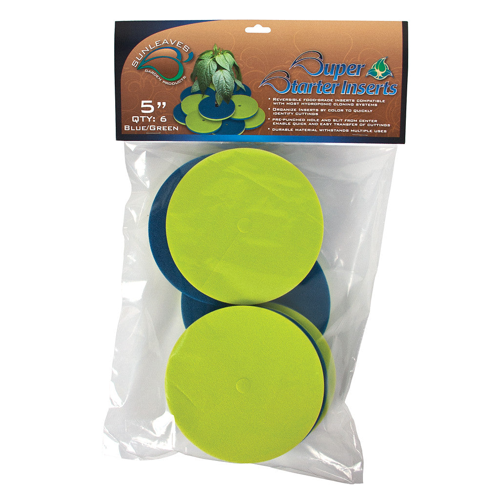 Super Starter Insert, 5", Blue/Green, 6 Pack