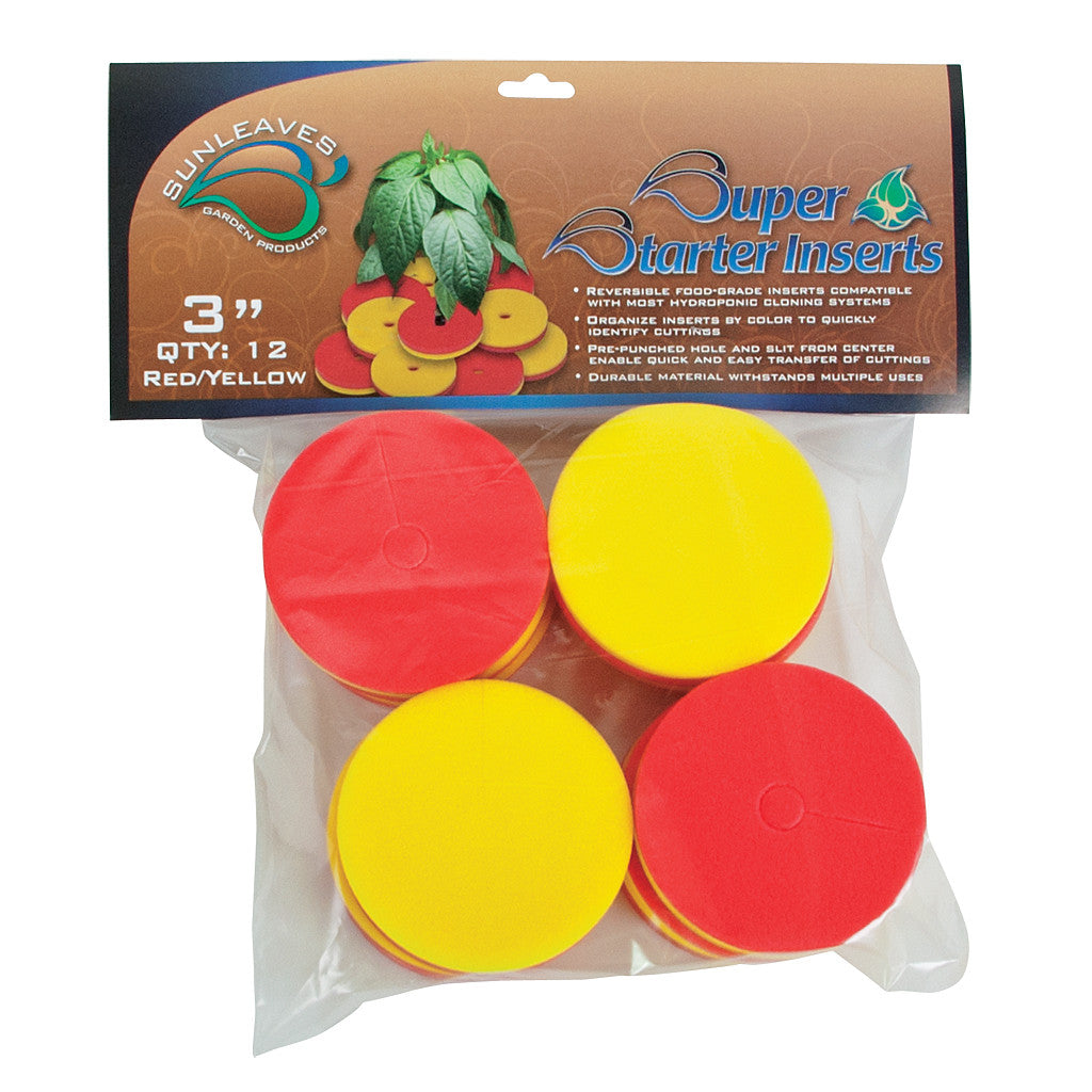 Super Starter Insert, 3", Red/Yellow, 12 Pack