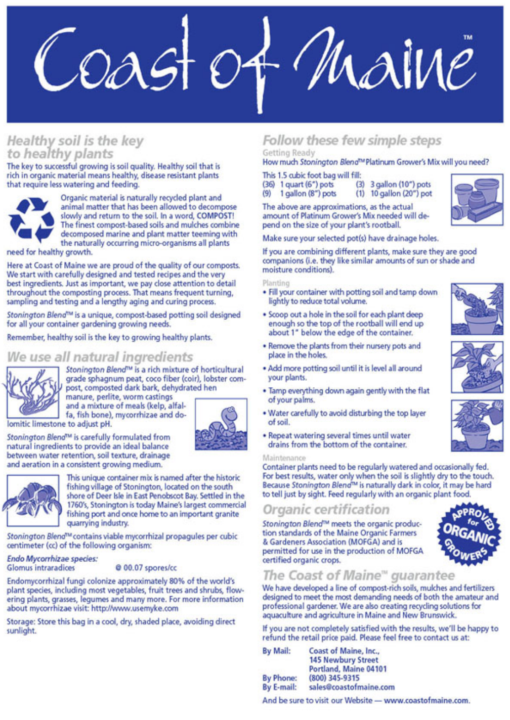 Stonington Blend Grower’s Mix ***