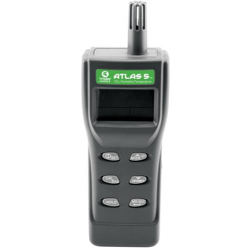 Titan Controls® Atlas® 5 - Portable Handheld CO2, Temp & Humidity Monitor