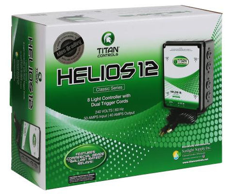 Titan Controls® Helios® 12 - 8 Light 240V Controller with Dual Trigger Cords