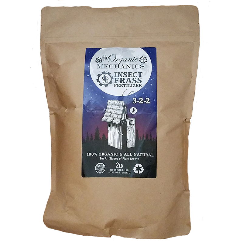Organic Mechanics® 3-2-2 Insect Frass Fertilizer