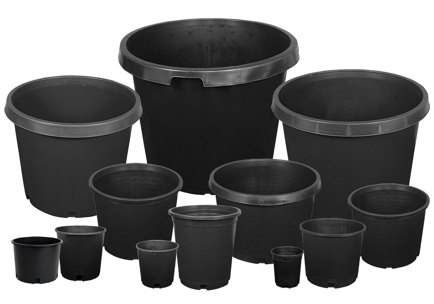 Gro Pro® Premium Nursery Pots - Injection Molded