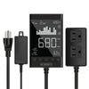 CO2 Controller, Smart Carbon Dioxide Monitor 2-Outlet