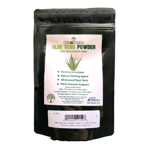 BAS 200x Aloe Vera PowderFlakes Certified Organic