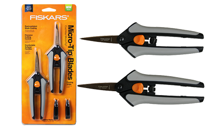 Fiskars Micro Tip Blades Pruning Snip 2/Pack (6/Cs)