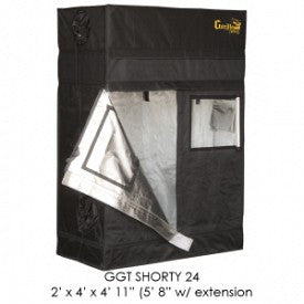 SHORTY Gorilla Grow Tent, 2' x 4', w/9" Extension Kit