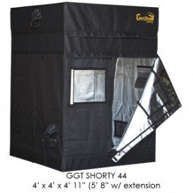 SHORTY Gorilla Grow Tent, 4' x 4', w/9" Extension Kit