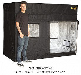 SHORTY Gorilla Grow Tent, 4' x 8', w/9" Extension Kit