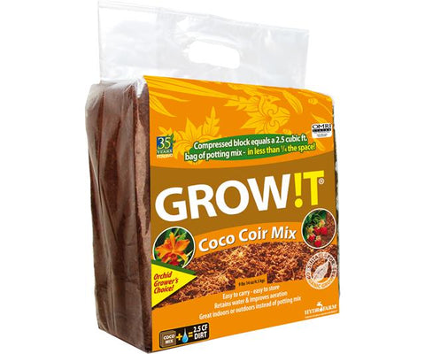 GROW!T Organic Coco Coir Mix, Block ***