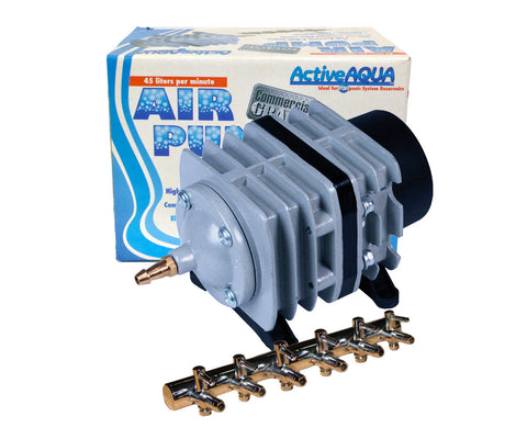 Active Aqua Commercial Air Pump, 6 Outlets, 20W, 45 L/min