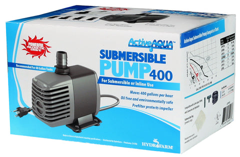 Active Aqua Submersible Water Pump, 40 GPH