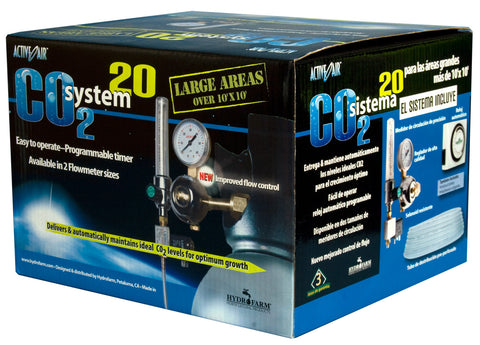 Active Air CO2 System with Timer, 1-20 cubic ft per hour