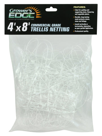 Grower's Edge Commercial Grade Trellis Netting 4 ft x 8 ft (30/Cs)