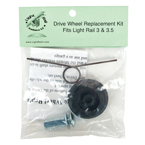 Light Rail 3.5 / 4 Replacement Drive Wheel w/ O Ring