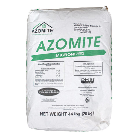 Micronized Azomite, 44 lb