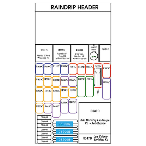 Raindrip Starter Center, 3'