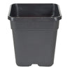 Square Pot Black, 8"