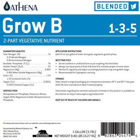 Athena Grow B