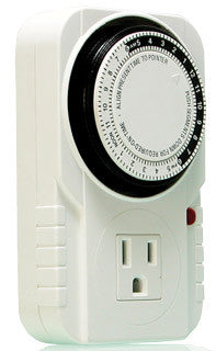 AP Analog Grounded Timer, 1875W, 15A, 15Mins On/Off, 24Hr
